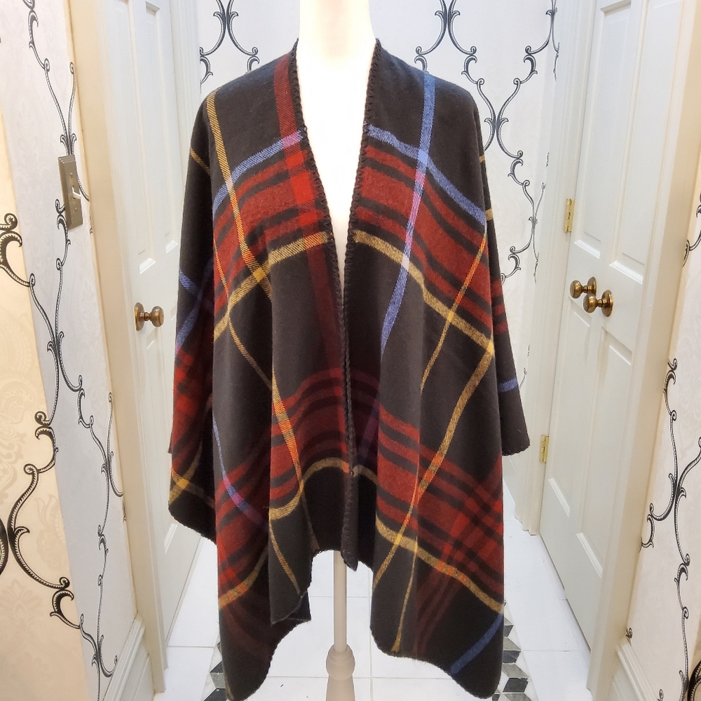 Plaid shawl Ann Taylor